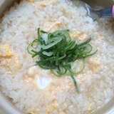 体ポカポカ♡優しい味のトロトロ卵雑炊